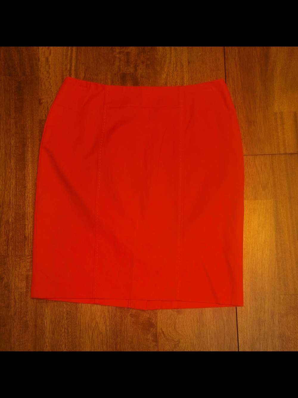 LOFT Vibrant Red Pencil Skirt